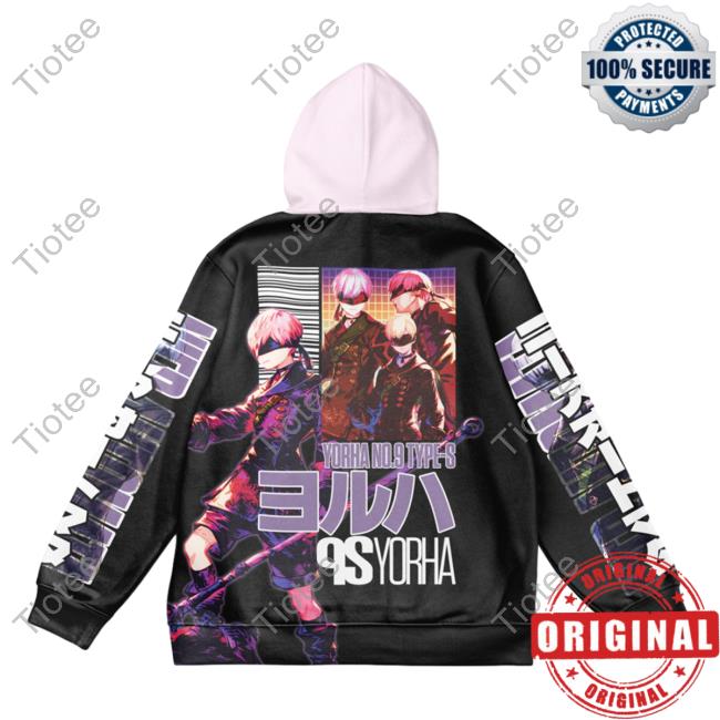 Official Anime Ape Clothing 9S Nier Automata Streetwear Crewneck Sweatshirt Animeape