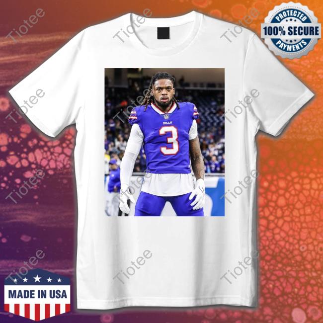 Oursf49ers Wr Deebo Samuel Wearing Bills' Damar Hamlin Hoodie