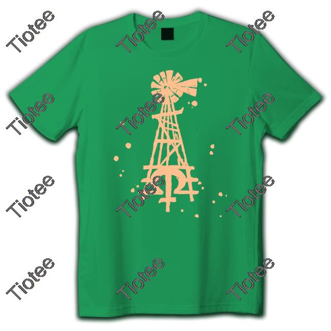 Windmill Logo Charcoal Tee Shirt