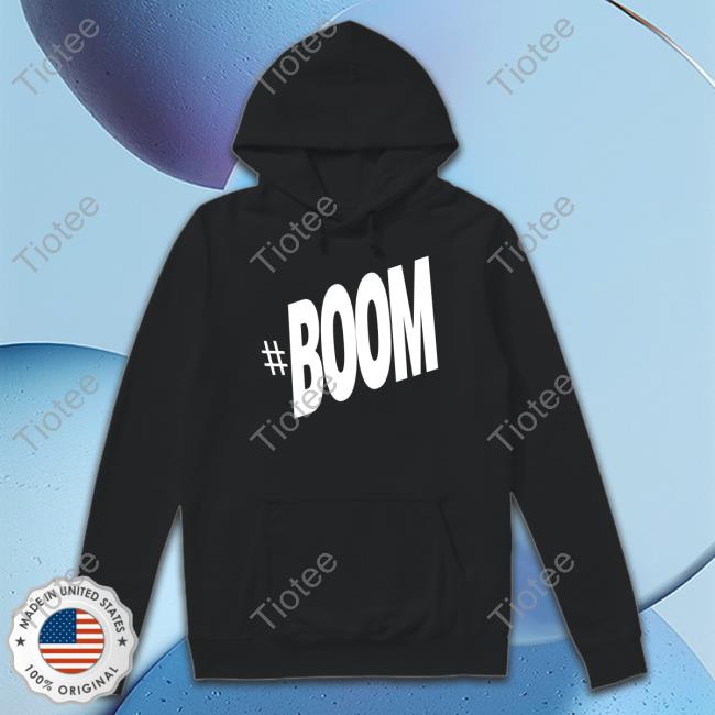 Tim Beck Wearing Boom Tee Shirt