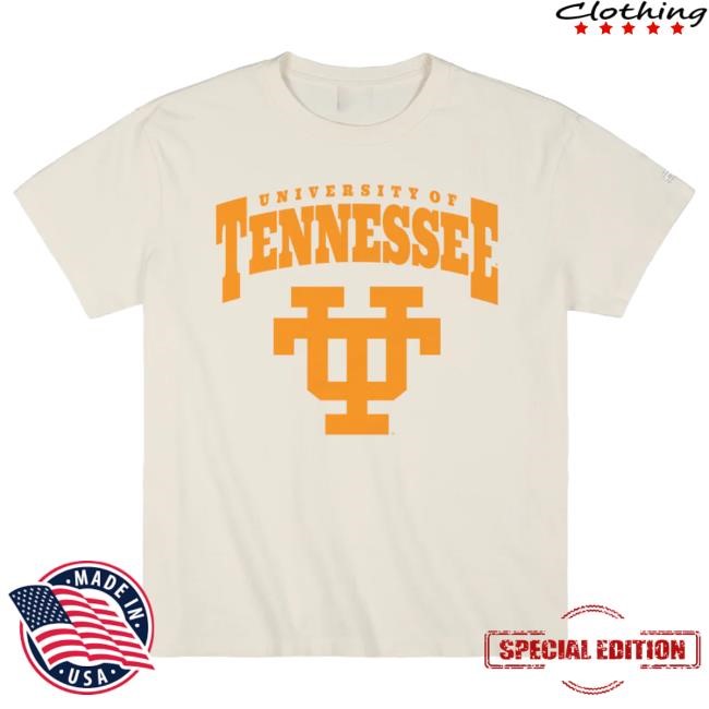 Tennessee Interlocking UT Vintage Heavyweight Cream Tee | Homefield