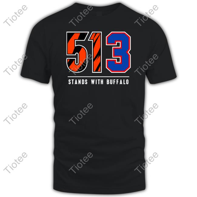 Official 513 Stands With Buffalo Tee Shirt