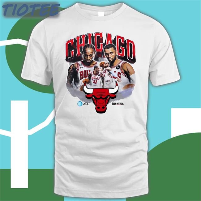 Chicago Bulls Zach Lavine Demar Derozan At And T Run With Us New Shirt BullsNation