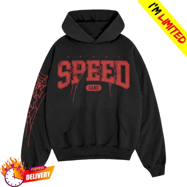 Spider Web Black Long Sleeve Hoodie – IShowSpeed Shop