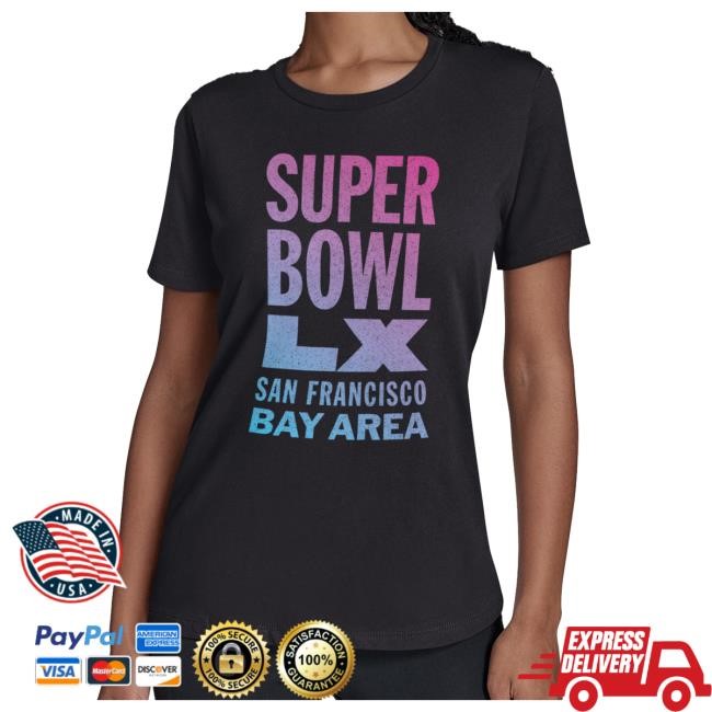 Black Letterpress Long Sleeve Super Bowl LX NFL Tailgate
