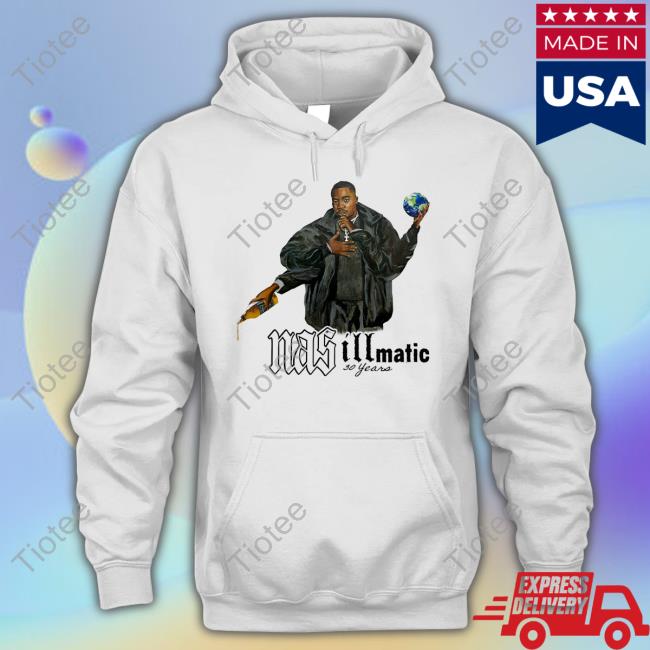 Official Nasirjones Shop 30 Years Of Illmatic Cement T-Shirt