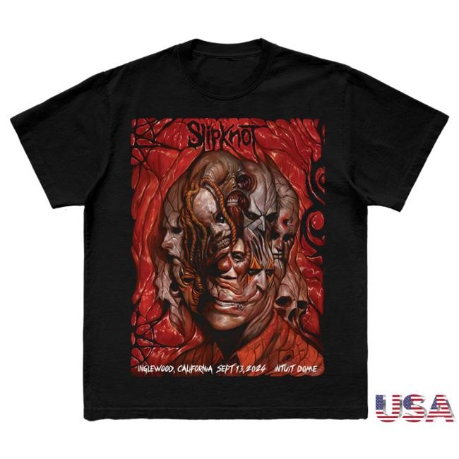 Official Slipknot Merch Store 2024 Tour Inglewood 9/13 New Shirt Slipknot Clothing Shop