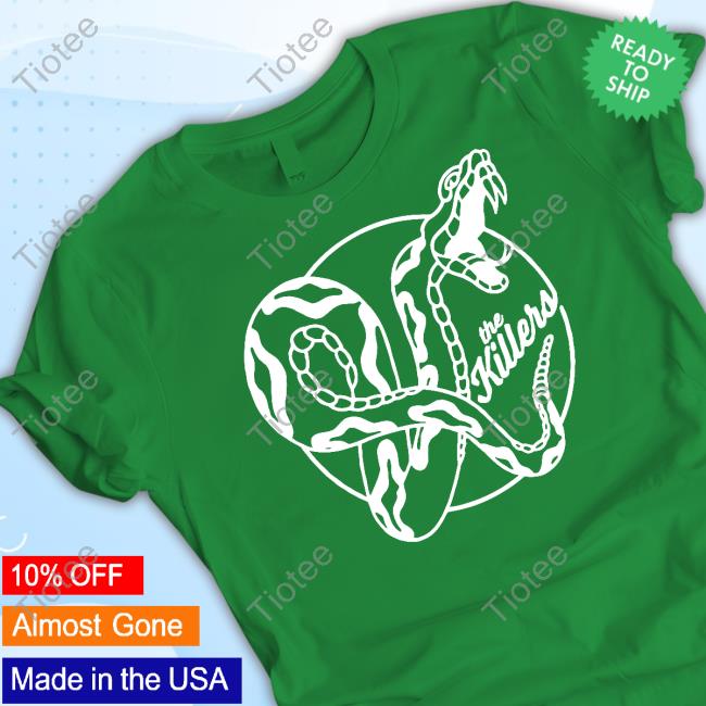 The Killers Merch Snake Shirt