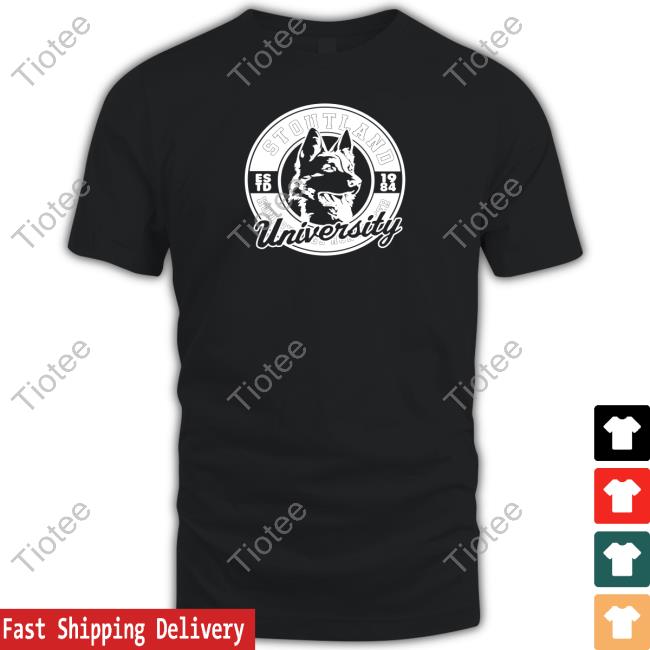 Madi Stoutland University Estd 1984 Hungry Dogs Run Faster Tee Shirt