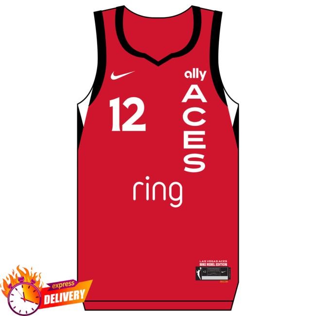 Nike Las Vegas Aces Chelsea Gray Rebel Jersey Tshirt