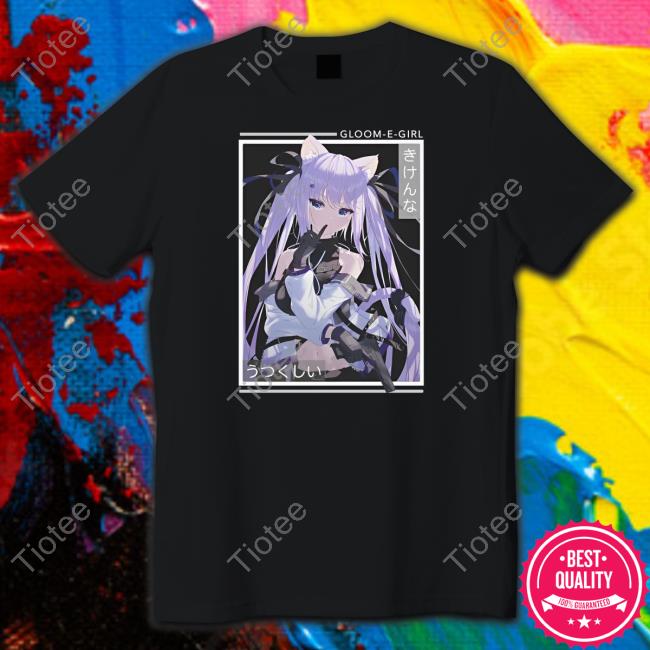 Julia Burch Wearing Gloom-E-Girl Beautiful And Dangerous T-Shirt