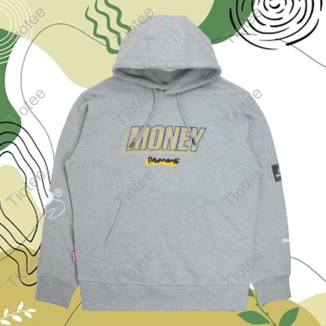 Official Money Clothing Compound Logo Pullover Hoodie Grey
