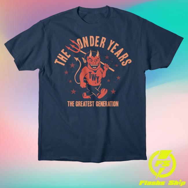 Official The Wonder Years Merch Cartoon Devil Shirt