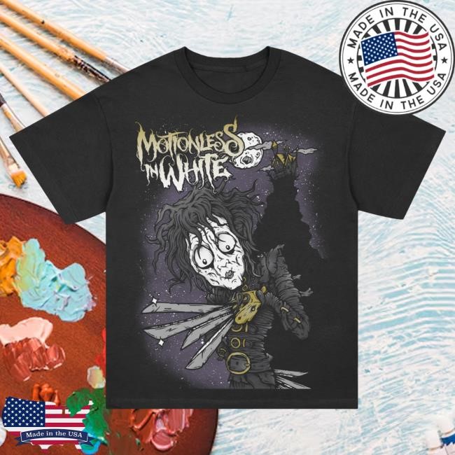 Official Motionless In White Merch Store Edward Top Shirt (Black)