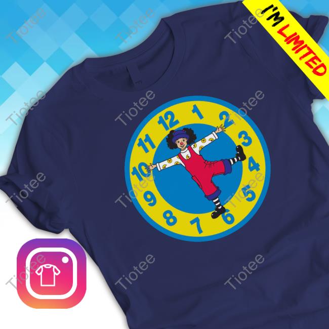 Retrokid Merch Big Comfy Couch Clock Shirt
