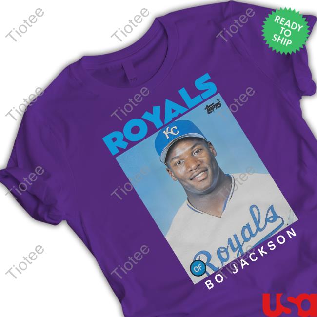 1986 Topps Baseball Bo Jackson Royals Sweatshirt