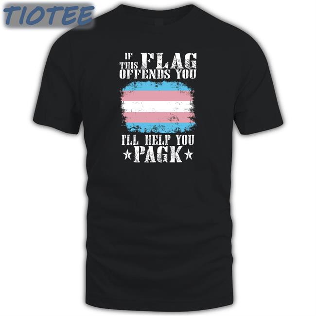 Trans If This Flag Offends You I'll Help You Pagk Hoodies Vampire Catboy