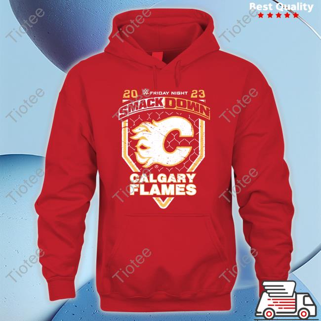 WWE Smackdown X Calgary Flames T-Shirt