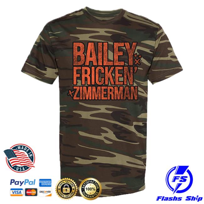 Official Bailey Zimmerman Merch Store Bailey Fricken' Zimmerman Shirt 2024 - Camo
