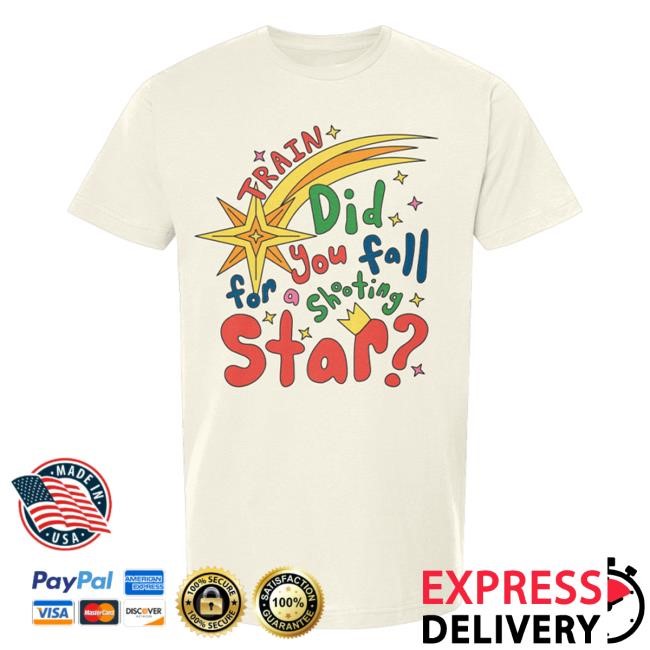 Train Official Merch | Shooting Star Short SleeveShirt | Train Clothing Apparel Savemesanfrancisco