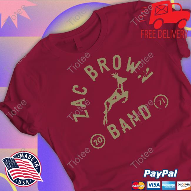 Official Zac Brown Band Deer T Shirt