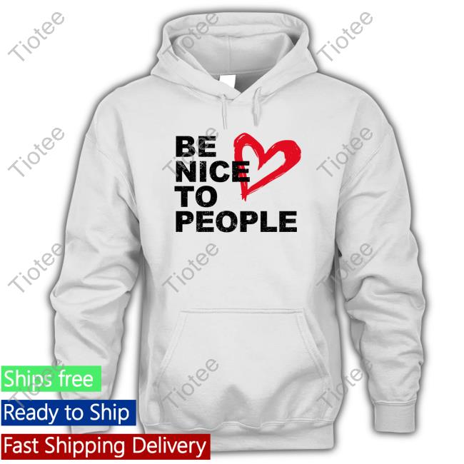 Official Joshua David Evans Be Nice Το People T Shirt