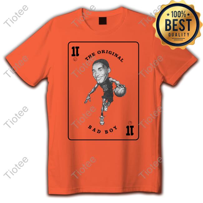 Mitchell And Ness Merch The Original Bad Boy Isiah Zeke Thomas Shirt