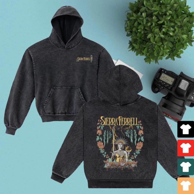 Official Sierra Ferrell Merch Shop Sierra Ferrell Forest Floor Hooded Sweatshirt SierraFerrell