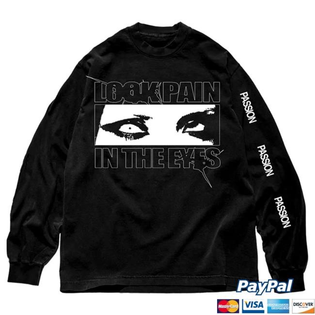 Official Playboi Carti Merch Store Destroy Lonely Look Pain in The Eye Long-Sleeve