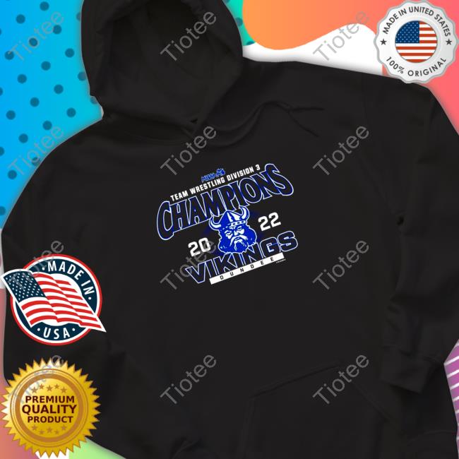Official Dundee Vikings 2022 MHSAA Team Wrestling D3 Champions Hoodie Shirt