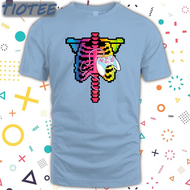 Dead By Daylight Feng Min's Glowing Rib Cage T Shirt