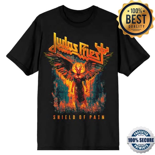 Official Judas Priest Merch Winged Demon Tshirt