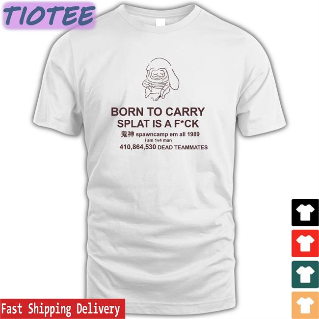 Mocha Born To Carry Splat Is A Fuck Sweatshirt