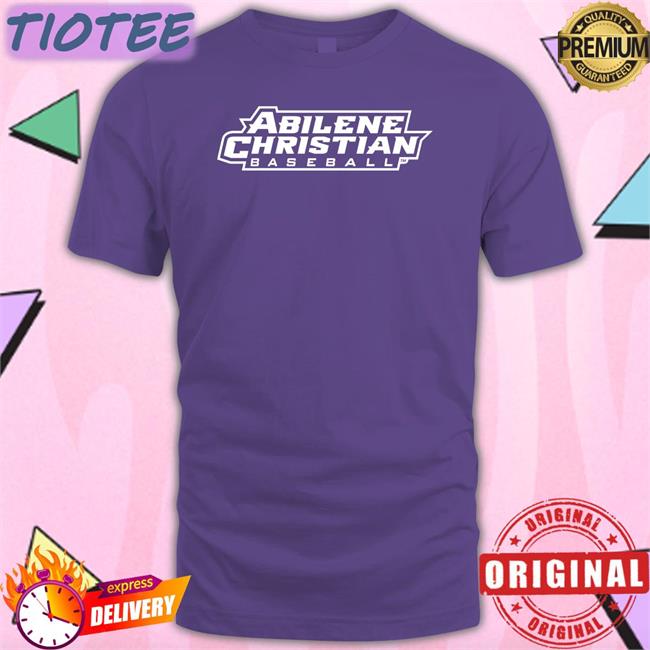 Abilene Christian Baseball Shirt Ato Gowildcats