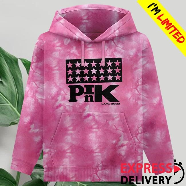 Pink Luv Tie Dye Pullover Swearter Hoodie - Lil Uzi Vert Official Store