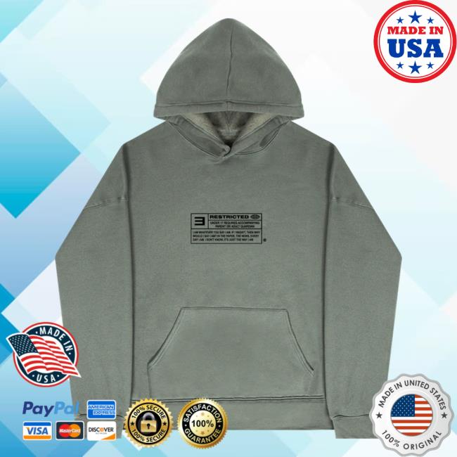Official Eminem Merch Store Slim Shady Eminem The Way I Am Hooded Sweatshirt (Green) Eminem Apparel Clothing Shop SlimShady
