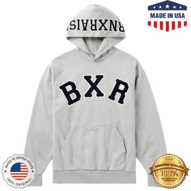 Official Born X Raised Merch Store Shop College Park Pullover Hoodie: Grey BornxRaised