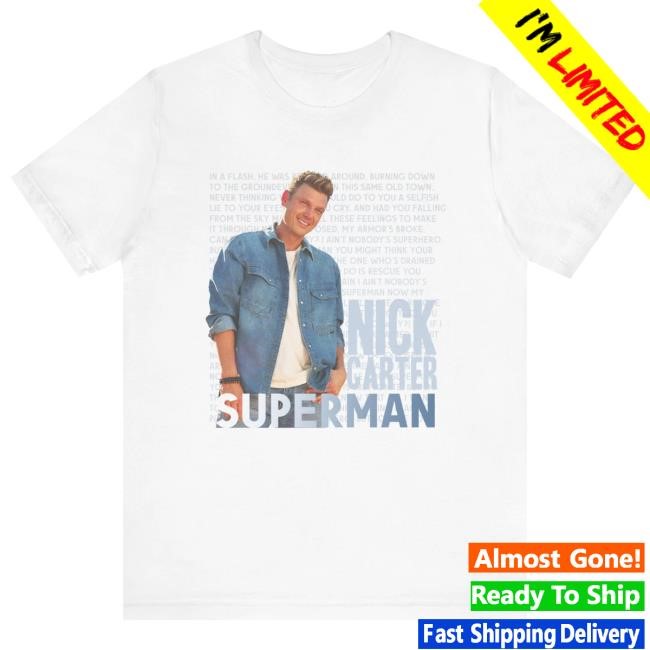 Superman Photo Shirt 2024 Nick Carter Store