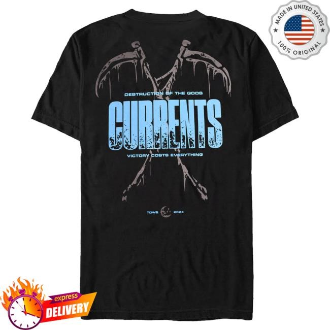 Currents Band Official Currents - Destruction Of The Gods - T-Shirt Currentsofficial