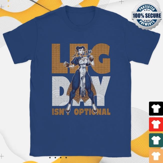 Official Ten/O STREET FIGHTER - 'Leg Day' New Shirt - Royal Blue