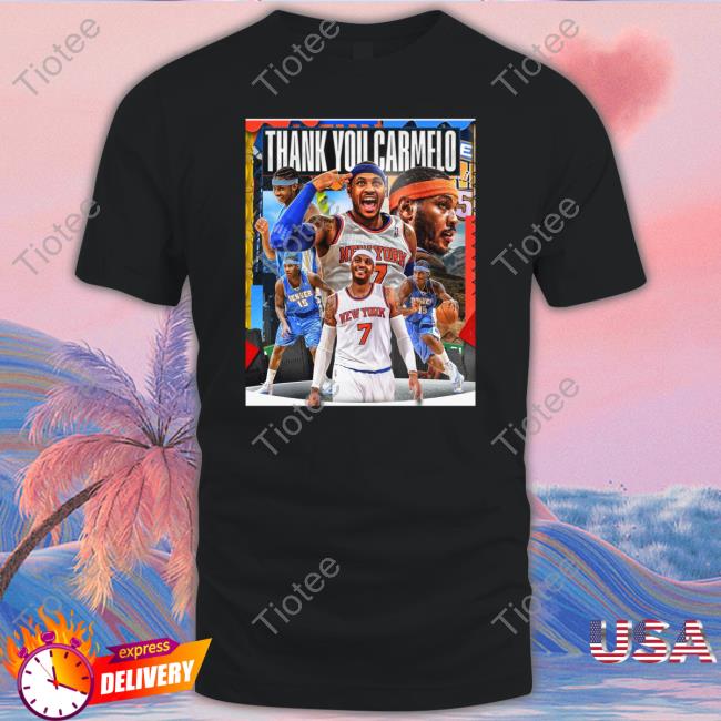 Carmelo Anthony Thank You Carmelo Long Sleeve T Shirt