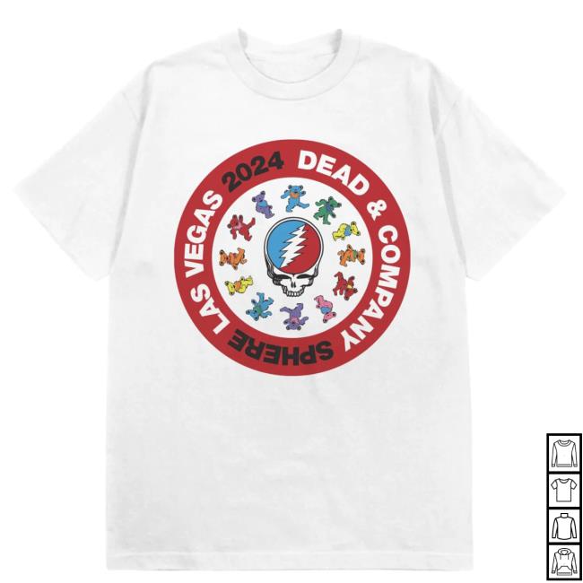 Official Dead & Company Merch Store Dancing Bears Sphere Tshirt Deadandco Shop Clothing