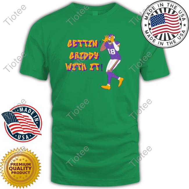 Official Minnesota Vikings Justin Jefferson Gettin Griddy With it T-Shirt