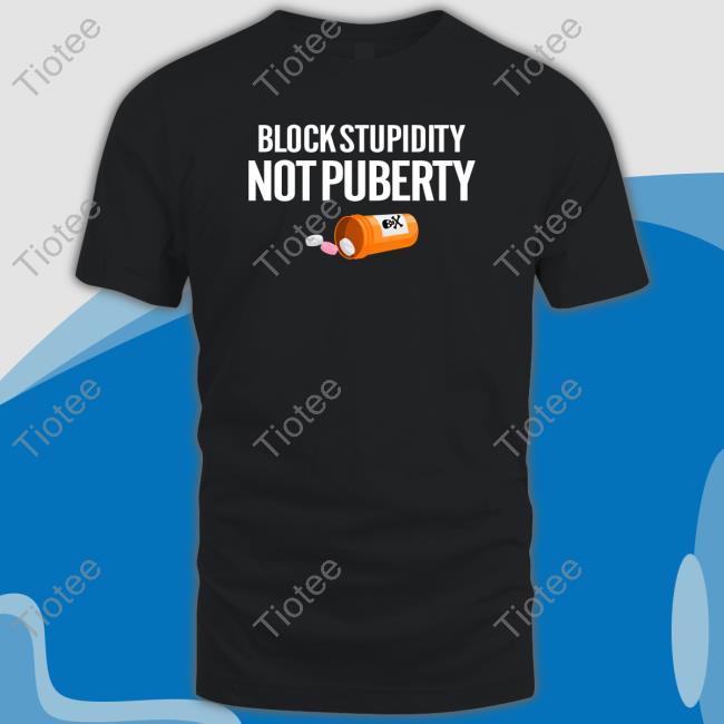 Official Gays Against Groomers Merch Block Stupidity Not Puberty Hoodie