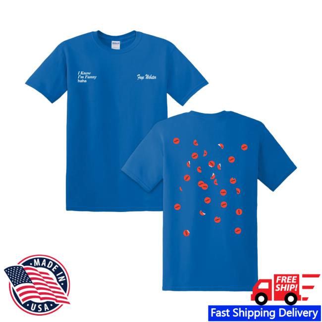 Faye Webster Merch I Know I'm Funny haha [ROYAL BLUE] Tee Shirt