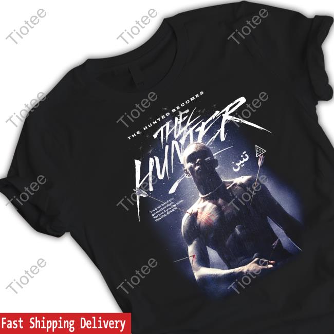 Alexander Volkanovski Wearing The Hunted Becomes The Hunter Shirt