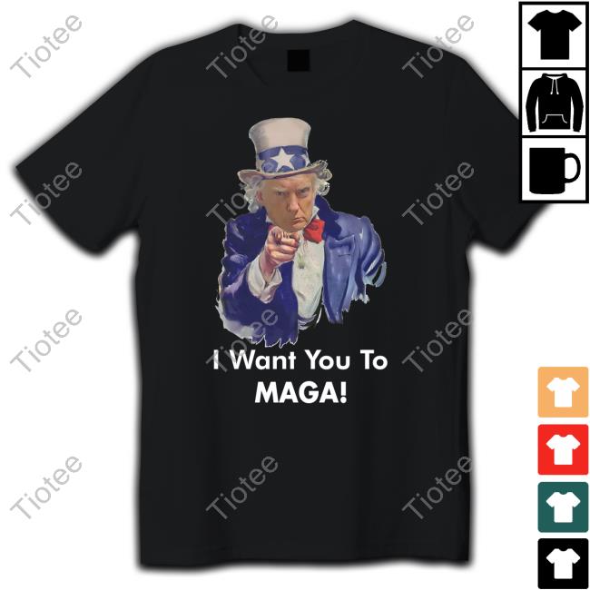 Right Wing Things Shop Fit Uncle Donald Trump I Want You To MAGA Hoodie Josh Dunlap ULTRA-MAGA