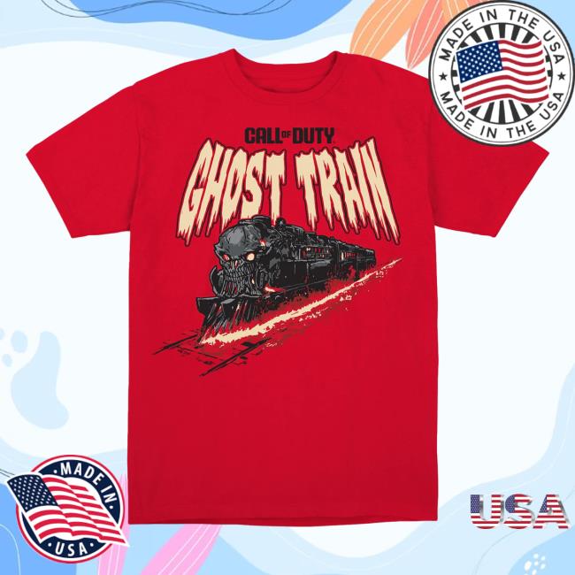 Official Call Of Duty Ghost Train Red T-Shirt