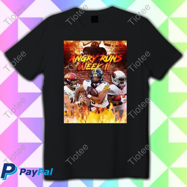 Official Jaylen Warren Angry Runs Week 11 Shirts