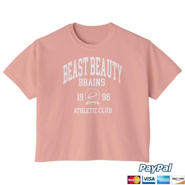 Official Ilona Maher Merch Store Shop Ilona Maher Beast Beauty Brains Athletic Club Boxy Tshirt Random Colors IlonaMaher